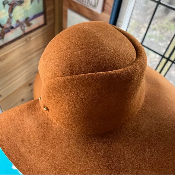 Chestnut Wide Brimmed Wool Rancher Chestnut Wide Brimmed Wool Rancher - avconcontrols.com main image 2